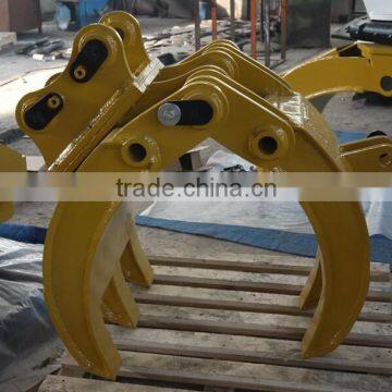 excavator mechanical grab wood grab stone grab