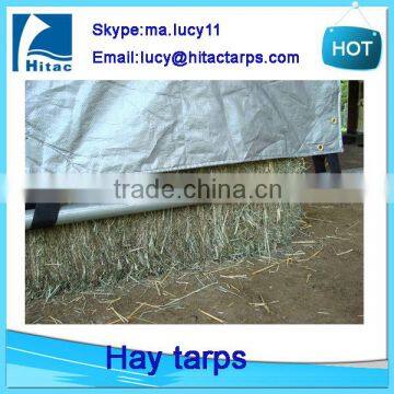 UV resistant,waterproof,windproof HDPE hay bale tarps tarpaulin cover