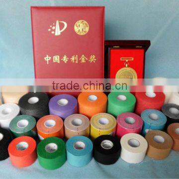 (D)Aggressive Adhesive Colored Cotton Sports Tape (CE/FDA/TUV)