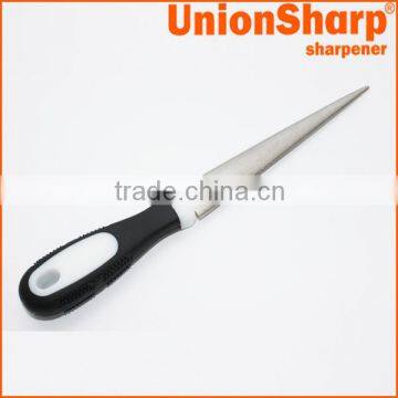 Outdoor diamond knife sharpening steel