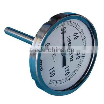 pressure gauge bimetal thermometer