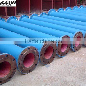 high alumina ceramic lining antidesgaste pulverized coal pipe