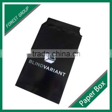 CHEAP PRINTED BLACK PACKAGING KRAFT PAPER ENVELOPE photo-2