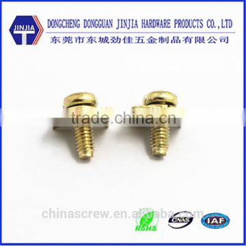 cross recess pan head combination screws with washers