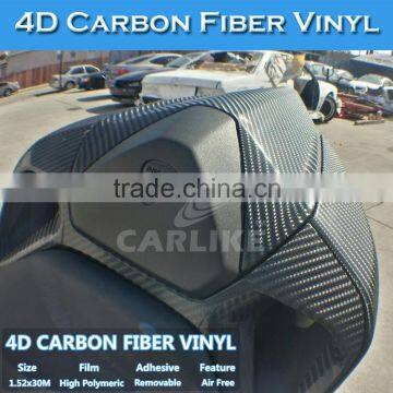 SINO CAR STICKER Professional Factory 4D Carbon Fiber Vinyl Car Sticker