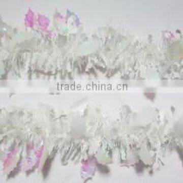 2015 Wholesale White Christmas Tinsel Garland