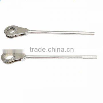 Non magnetic 304 stainless steel ratchet wrench