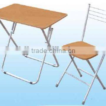 cheap MDF folding table and chair / wooden folding table(1135)