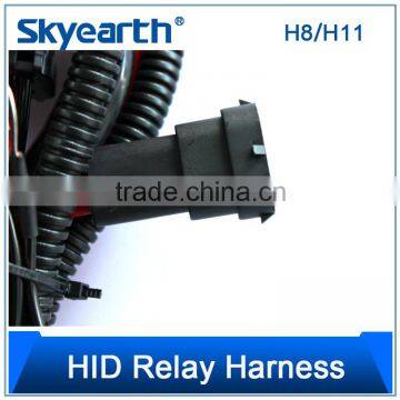 HID Xenon Relay Cable for H8, HID Conversion Kit Relay Wire Harness, H3 H4 H7 H8 H11 9005 9006 HID Relay Harness photo-6