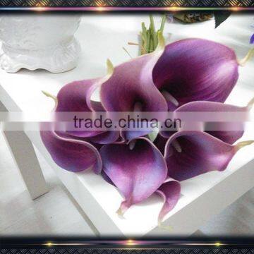 wholesale handmade pu material calla lily