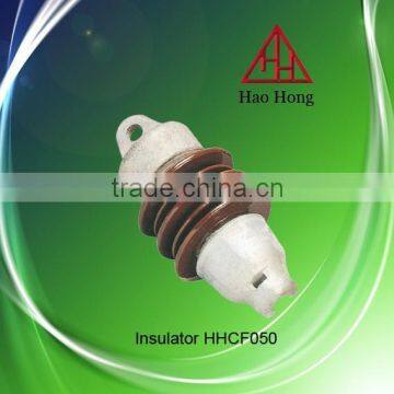 High voltage cap and pin type suspension insulator