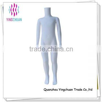 Cheap child headless plastic clothes display manikin