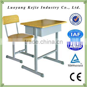 school desk and chair /student table youth table and chair sets high gloss double school table and chair