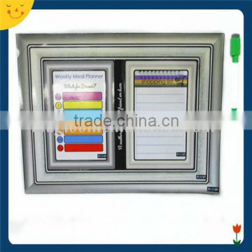 Custom die-cut photo frame fridge manget