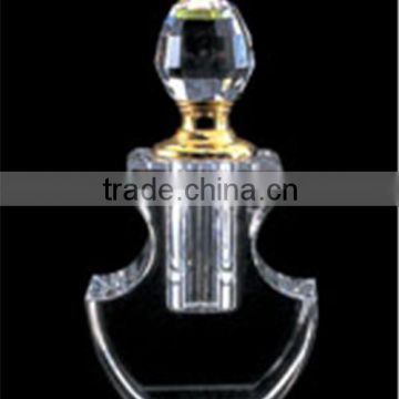 Unique style crystal body shape perfume bottle