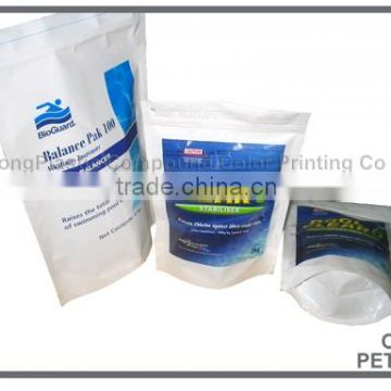 chemical packaging bag with zipper