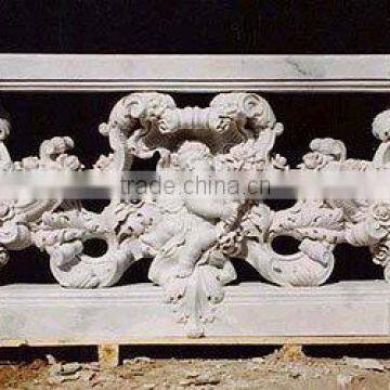 Fashion marble hand-rails interior stair railing from Vietnam