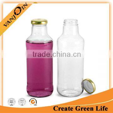 16oz Flint Tall Glass Bottle With Cap