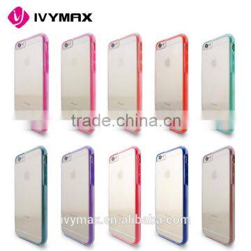 China Mobile Phone Accessories Colorful Tpu Matte Clear Hard PC Plastic Back Cover for iphone 6s original unlocked