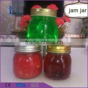 Creative High quality products clear glass food jar glass jam jar