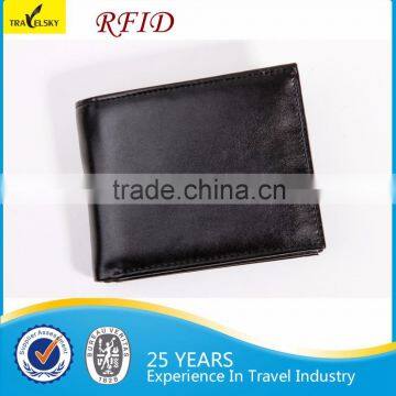 Travelsky hot selling RFID blocking wallet,leather wallet