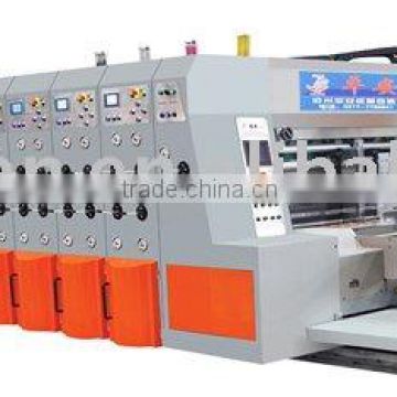 Carton packaging machinery HIGH-SPEED FLEXO INK CORRUGATED PAPERBOARD PRINTING PRESSING SLICING CORNER AND GROOVI