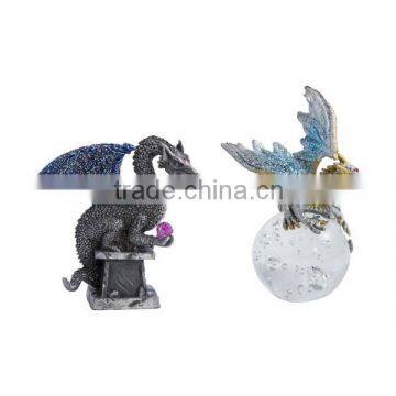 animated flying dragon statues