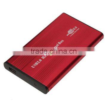 2.5" Red USB 2.0 IDE HD 2.5 HDD Hard Drive Enclosure Case photo-2