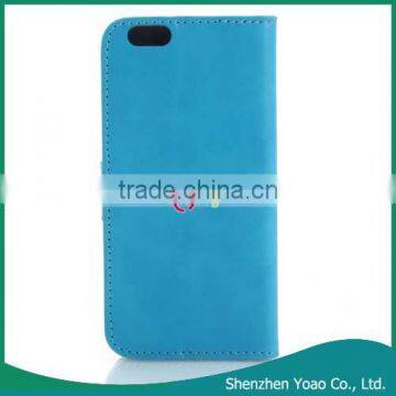 Hot Sell Credit Card Wallet Case for IPhone 6 4.7 Inch Blue photo-4