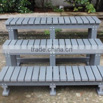 Factory directly gray three tier spa steps