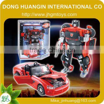 2in1 Hot Sales High quality Plastic Car Transform Robo Toy