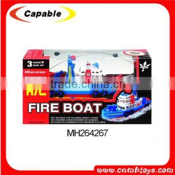 4 channel high speed rc boat dynamic fire boat toy