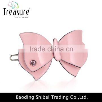 fashion jewelry wholesale cute acrylic bowknot child hair accessory for party