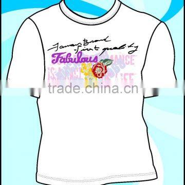 Fashion T Shirt Design Screen Printing For Men/ 100% Cotton Screen Printing T Shirts/ T Shirt Printing Online Custom