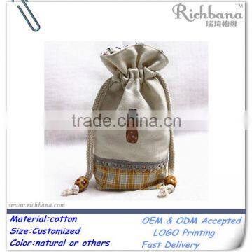 cotton drawstring dust bag