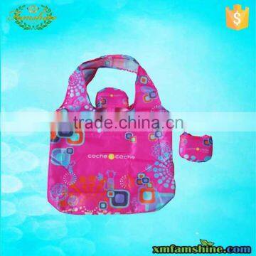 reuseable nylon shopping folding bag