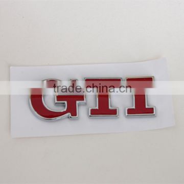 Adhesive chrome letters auto logo car emblem car chrome letters