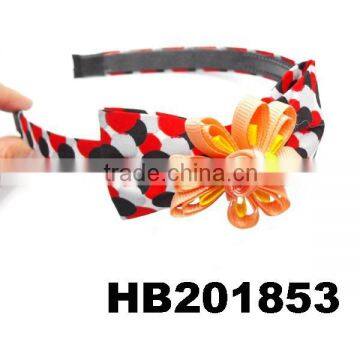 Teenage Girls Ribbon Bow Plastic Headband Wholesale