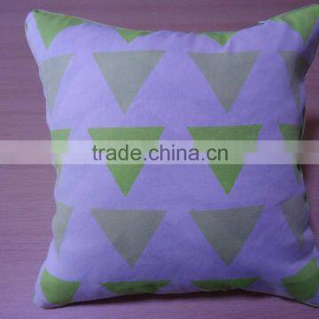 Embroidered Polyester/cotton Canvas Handemade Printing Outdoor Cushion