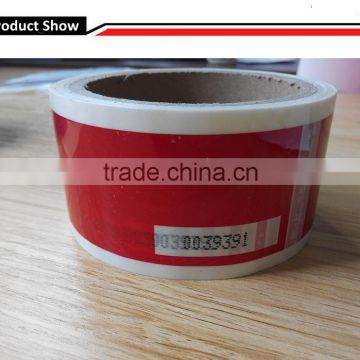 Total transfer tamper evident VOID sealing tape custom printed tape