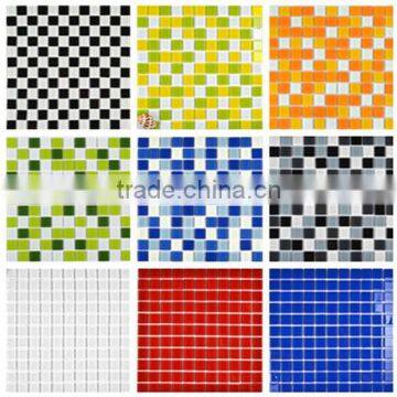 300*300 colorful cheap price for swimming pool tile, Mosaic