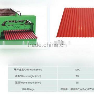 850  China Supplier Corrugated Roofing Sheet Rollforming Machine