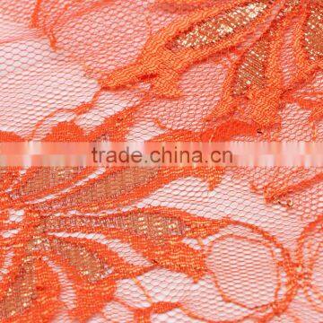 100%C SILVER LACE POMEGRANATE FLOWER FABRIC FOR DRESS