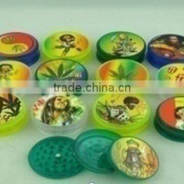 3pc plastic tobacco herb grinder