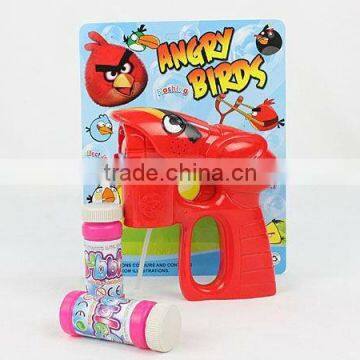 Red Color Cartoon Bird Led Light Flashing Bubble Gun Toys & 2 Bubble Liquid CB1801510