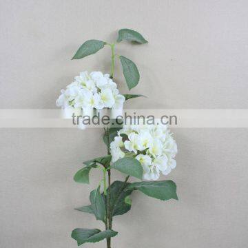 High quality wholesale artificial white hydrangea silk flowers