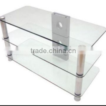 Glass furniture tv stand