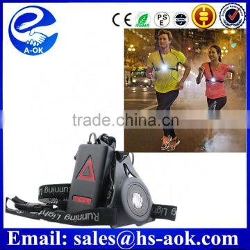 bike /running LIGHT UP16 Yellow LED's Reflective day/ night Safety Vest