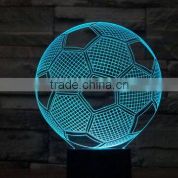 59-Football Model Night Light 3d Lamp Colorful 3d Illusion Art Lamp 3d Acrylic Sculpture Lamp photo-5