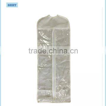 customized packaging hair extension non-woven bag with clear window